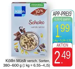 Edeka Kölln schoko hafer-müsli Angebot