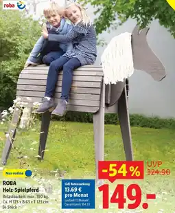 Lidl ROBA Holz-Spielpferd Angebot
