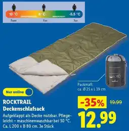 Lidl ROCKTRAIL Deckenschlafsack Angebot