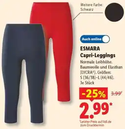 Lidl ESMARA Capri-Leggings Angebot