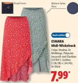 Lidl ESMARA Midi-Wickelrock Angebot