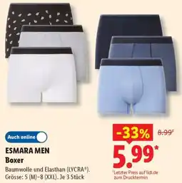 Lidl ESMARA MEN Boxer Angebot