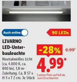 Lidl LIVARNO LED-Unterbauleuchte Angebot