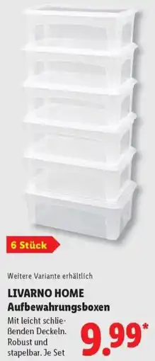 Lidl LIVARNO HOME Aufbewahrungsboxen Angebot
