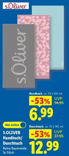 Lidl S.OLIVER Handtuch/ Duschtuch Angebot