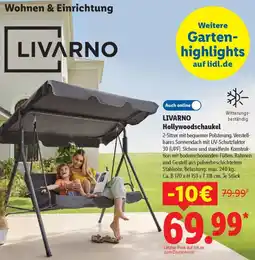 Lidl LIVARNO Hollywoodschaukel Angebot