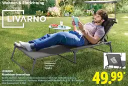 Lidl LIVARNO Aluminium-Sonnenliege Angebot