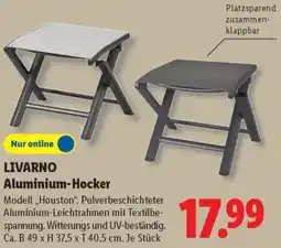 Lidl LIVARNO Aluminium-Hocker Angebot