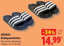 Lidl ADIDAS Badepantoletten Angebot