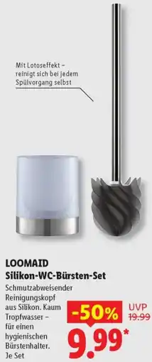 Lidl LOOMAID Silikon-WC-Bürsten-Set Angebot