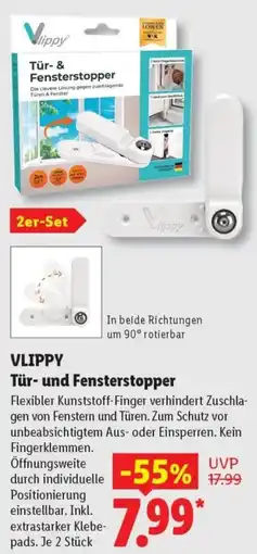 Lidl VLIPPY Tür- und Fensterstopper Angebot