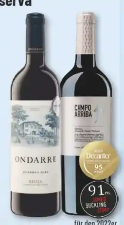 trinkgut Weingut Ondarre Reserva Angebot