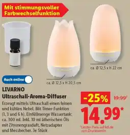 Lidl LIVARNO Ultraschall-Aroma-Diffuser Angebot