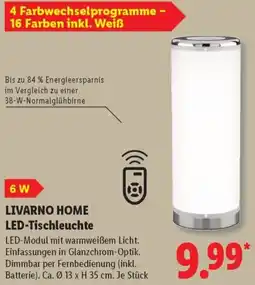Lidl LIVARNO HOME LED-Tischleuchte Angebot