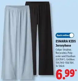 Lidl ESMARA KIDS Jerseyhose Angebot