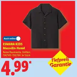 Lidl ESMARA KIDS Musselin-Hemd Angebot