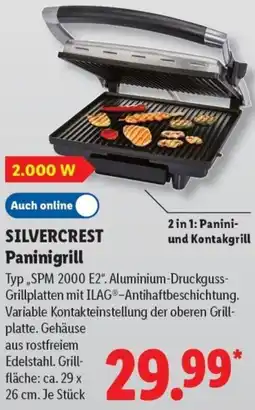 Lidl SILVERCREST Paninigrill Angebot