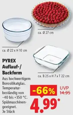 Lidl PYREX Auflauf-/ Backform Angebot
