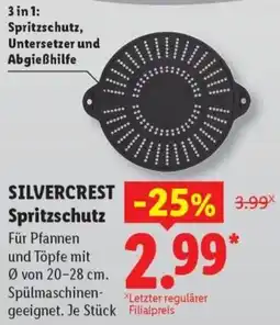 Lidl SILVERCREST Spritzschutz Angebot