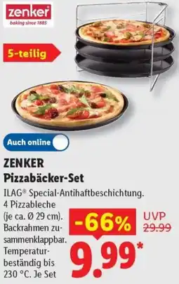 Lidl ZENKER Pizzabäcker-Set Angebot