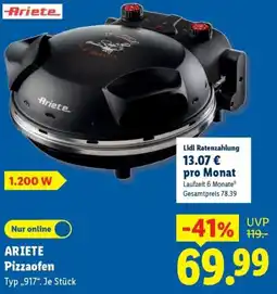 Lidl ARIETE Pizzaofen Angebot