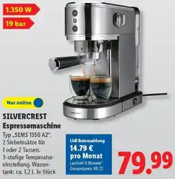 Lidl SILVERCREST Espressomaschine Angebot