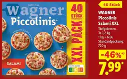 Lidl WAGNER Piccolinis Salami XXL Angebot