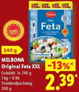 Lidl MILBONA Original Feta XXL Angebot
