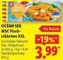 Lidl OCEAN SEA MSC Fischstäbchen XXL Angebot