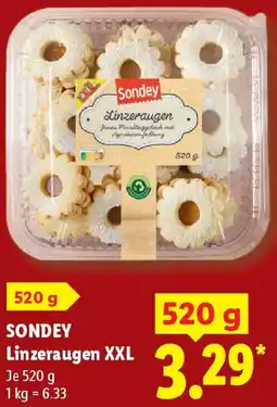 Lidl SONDEY Linzeraugen XXL Angebot