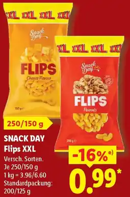 Lidl SNACK DAY Flips XXL Angebot