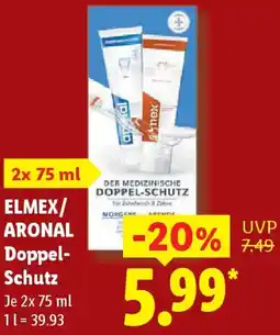 Lidl ELMEX/ ARONAL Doppel Schutz Angebot
