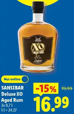 Lidl SANSIBAR Deluxe XO Aged Rum Angebot