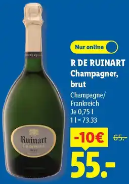 Lidl R DE RUINART Champagner, brut Angebot