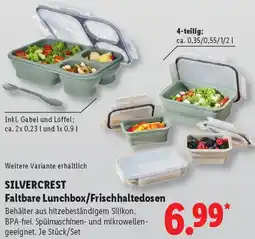Lidl SILVERCREST Faltbare Lunchbox/Frischhaltedosen Angebot