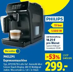 Lidl PHILIPS Espressomaschine Angebot