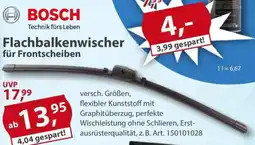 Sonderpreis Baumarkt BOSCH Flachbalkenwischer für Frontscheiben Angebot