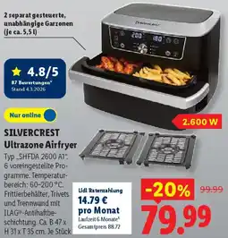 Lidl SILVERCREST Ultrazone Airfryer Angebot