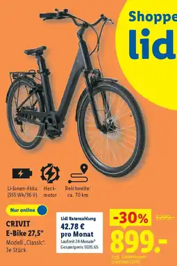 Lidl CRIVIT E-Bike 27,5" Angebot