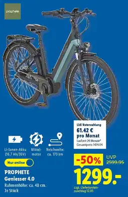 Lidl PROPHETE Geniesser 4.0 Angebot