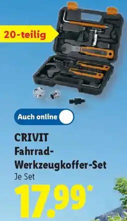 Lidl CRIVIT Fahrrad Werkzeugkoffer-Set Angebot