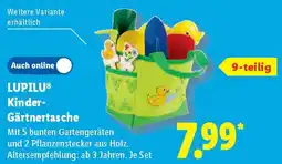 Lidl LUPILU Kinder Gärtnertasche Angebot