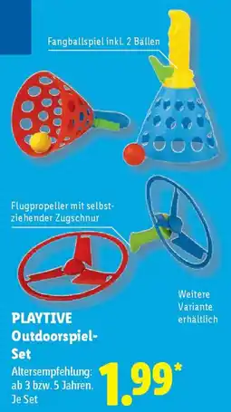 Lidl PLAYTIVE Outdoorspiel Set Angebot