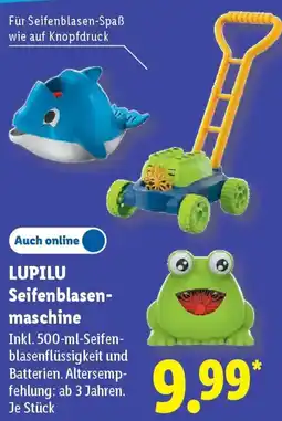 Lidl LUPILU Seifenblasenmaschine Angebot