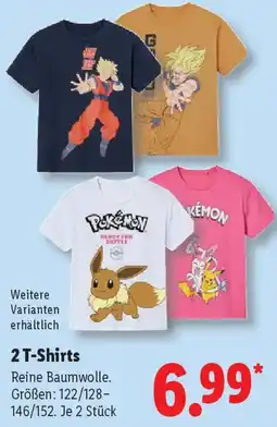 Lidl 2 T-Shirts Angebot