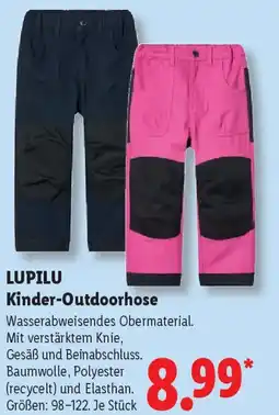 Lidl LUPILU Kinder-Outdoorhose Angebot