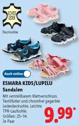 Lidl ESMARA KIDS/LUPILU Sandalen Angebot