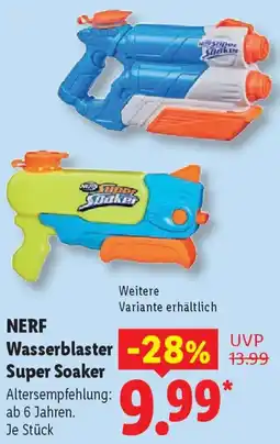 Lidl NERF Wasserblaster Super Soaker Angebot