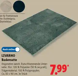 Lidl LIVARNO Badematte Angebot