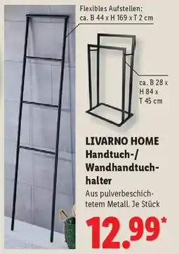 Lidl LIVARNO HOME Handtuch/ Wandhandtuchhalter Angebot